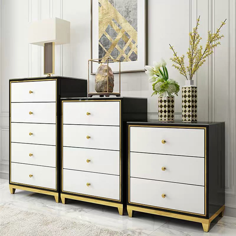 Glam Wooden Bedroom Storage Chest Vertical Chest with Drawers Clearhalo 'Bedroom Furniture' 'Dressers & Chests' 'dressers_chests' 'furn' 'furn_dressers_chests' 'Furniture' 5982751