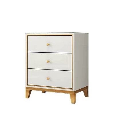 Glam Wooden Bedroom Storage Chest Vertical Chest with Drawers White 3 Clearhalo 'Bedroom Furniture' 'Dressers & Chests' 'dressers_chests' 'furn' 'furn_dressers_chests' 'Furniture' 5982753