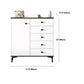Modern White Storage Chest Dresser Wood Combo Dresser with Drawers and Doors Clearhalo 'Bedroom Furniture' 'Dressers & Chests' 'dressers_chests' 'furn' 'furn_dressers_chests' 'Furniture' 5982794