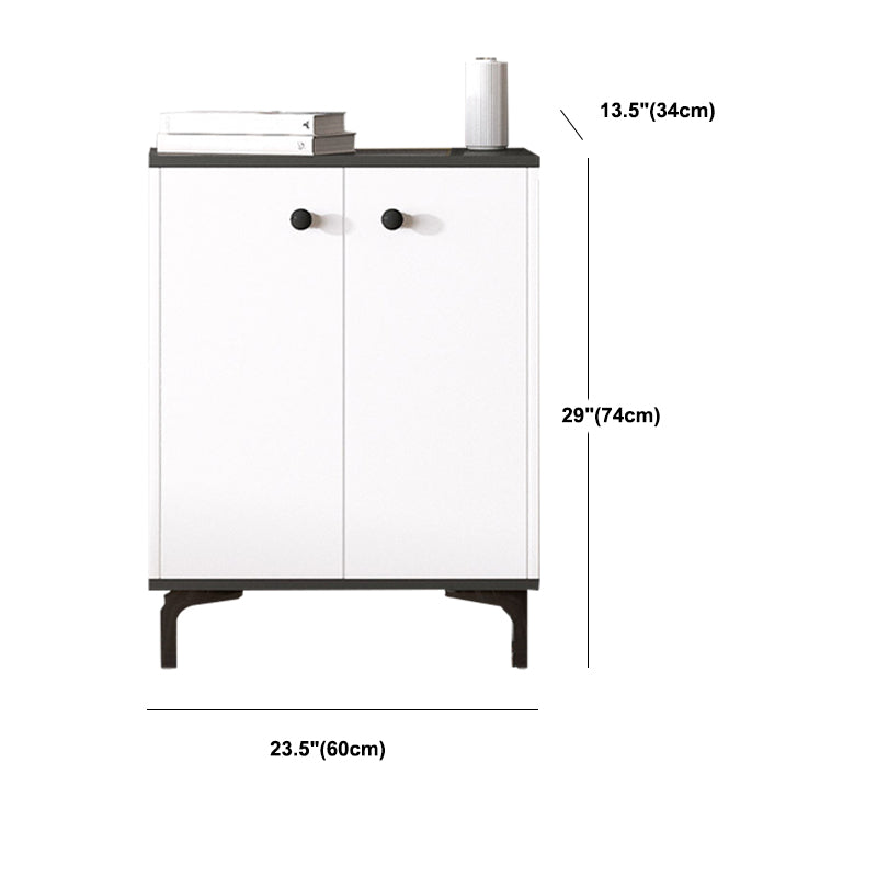 Modern White Storage Chest Dresser Wood Combo Dresser with Drawers and Doors Clearhalo 'Bedroom Furniture' 'Dressers & Chests' 'dressers_chests' 'furn' 'furn_dressers_chests' 'Furniture' 5982797