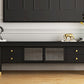 Industrial TV Console 20-inch TV Stand with Storage for Living Room