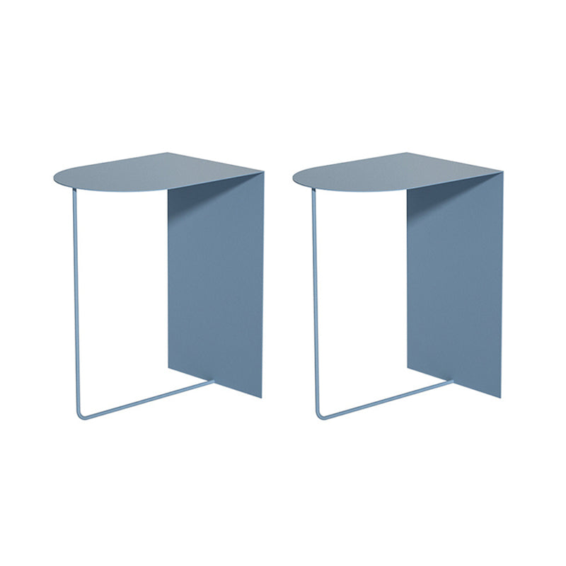 Industrial Metal Nightstand Lower Shelf Bedside Cabinet for Bedroom Blue 2 Piece Set Clearhalo 'Bedroom Furniture' 'furn' 'furn_night_stand' 'Furniture' 'night_stand' 'Nightstands' 5983031