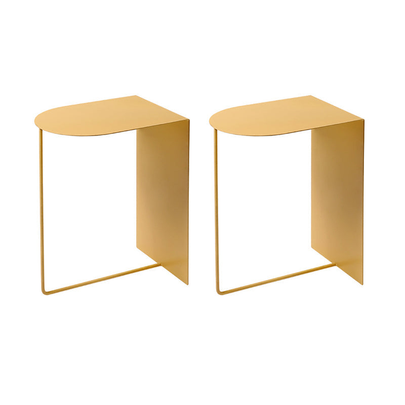 Industrial Metal Nightstand Lower Shelf Bedside Cabinet for Bedroom Yellow 2 Piece Set Clearhalo 'Bedroom Furniture' 'furn' 'furn_night_stand' 'Furniture' 'night_stand' 'Nightstands' 5983038