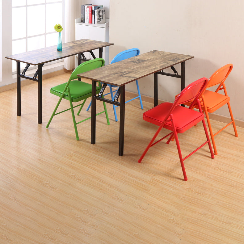 Industrial Rectangular Writing Desk Brown Wooden Office Desk Clearhalo 'furn' 'furn_office_desk' 'Furniture' 'Office Desks' 'Office Furniture' 'office_desk' 5983302