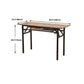 Industrial Rectangular Writing Desk Brown Wooden Office Desk Clearhalo 'furn' 'furn_office_desk' 'Furniture' 'Office Desks' 'Office Furniture' 'office_desk' 5983313