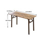 Industrial Rectangular Writing Desk Brown Wooden Office Desk Clearhalo 'furn' 'furn_office_desk' 'Furniture' 'Office Desks' 'Office Furniture' 'office_desk' 5983320