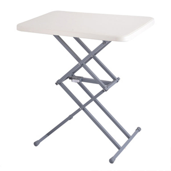 Rectangular Contemporary Standing Desk Converter Plastic Adjustable Folding Table White Clearhalo 'furn' 'furn_office_desk' 'Furniture' 'Office Desks' 'Office Furniture' 'office_desk' 5983376
