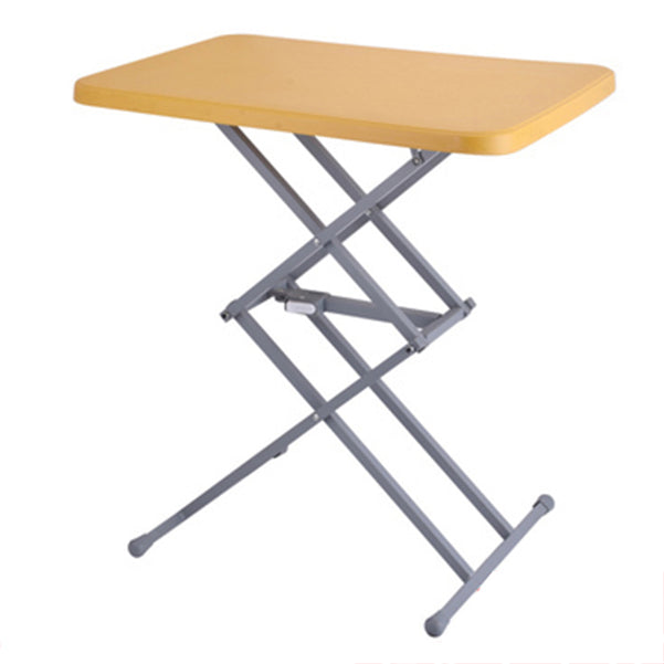 Rectangular Contemporary Standing Desk Converter Plastic Adjustable Folding Table Yellow Clearhalo 'furn' 'furn_office_desk' 'Furniture' 'Office Desks' 'Office Furniture' 'office_desk' 5983378
