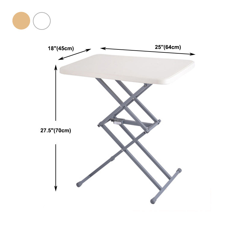 Rectangular Contemporary Standing Desk Converter Plastic Adjustable Folding Table Clearhalo 'furn' 'furn_office_desk' 'Furniture' 'Office Desks' 'Office Furniture' 'office_desk' 5983383