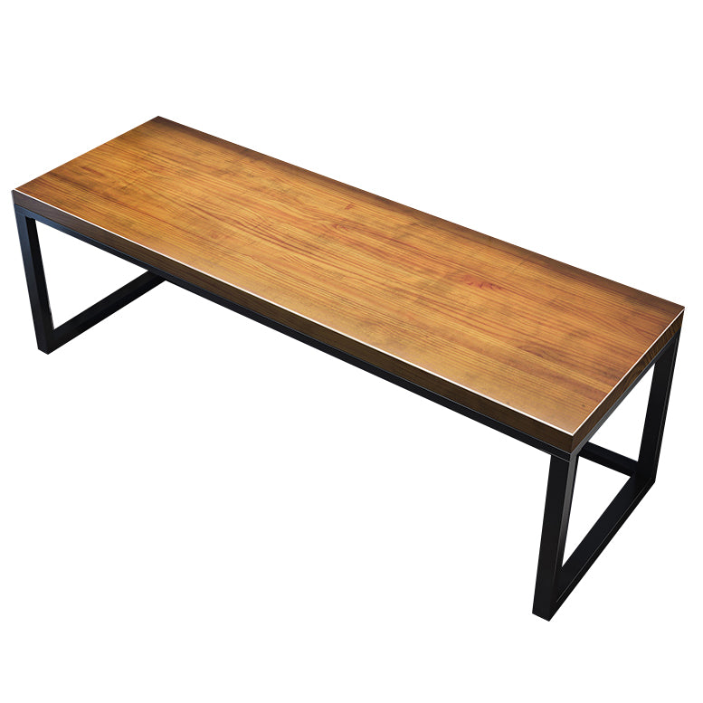 Rectangular Writing Desk Modern Writing Desk with Metal Legs Clearhalo 'furn' 'furn_office_desk' 'Furniture' 'Office Desks' 'Office Furniture' 'office_desk' 5983391