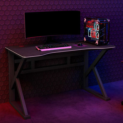 Escritorio de computadora en dormitorio escritorio de escritura de madera fabricada moderna