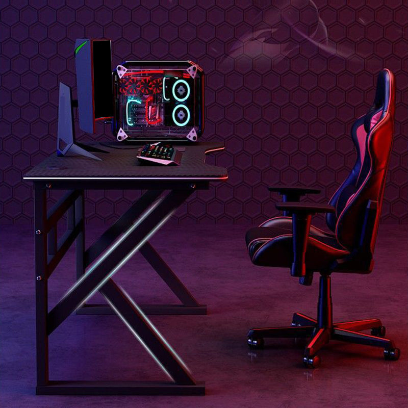 Escritorio de computadora en dormitorio escritorio de escritura de madera fabricada moderna