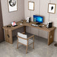 Natural Modern L-Shape Office Desk Home Solid Wood Writing Desk Left Hand Return Clearhalo 'furn' 'furn_office_desk' 'Furniture' 'Office Desks' 'Office Furniture' 'office_desk' 5983659