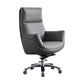 Contemporary Office Chair Wheels Leather High Back Executive Chair Clearhalo 'furn' 'furn_office_chair' 'Furniture' 'Office Chairs' 'Office Furniture' 'office_chair' 5983755