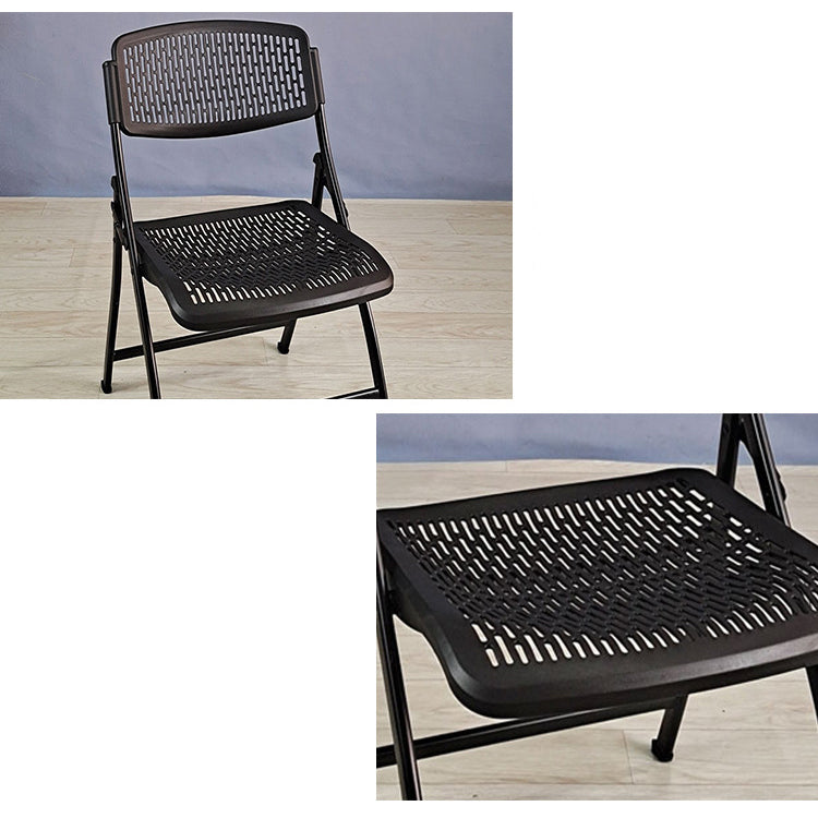 16" Wide Contemporary Desk Chair Armless Plastic Office Chair Clearhalo 'furn' 'furn_office_chair' 'Furniture' 'Office Chairs' 'Office Furniture' 'office_chair' 5983788