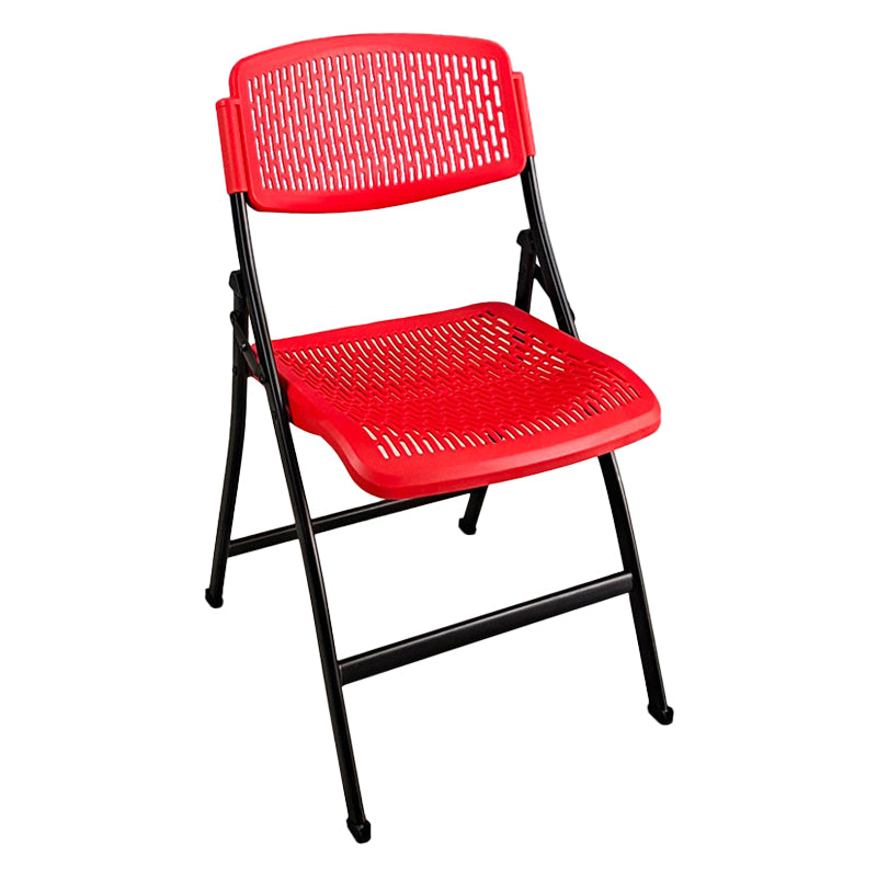16" Wide Contemporary Desk Chair Armless Plastic Office Chair Clearhalo 'furn' 'furn_office_chair' 'Furniture' 'Office Chairs' 'Office Furniture' 'office_chair' 5983797