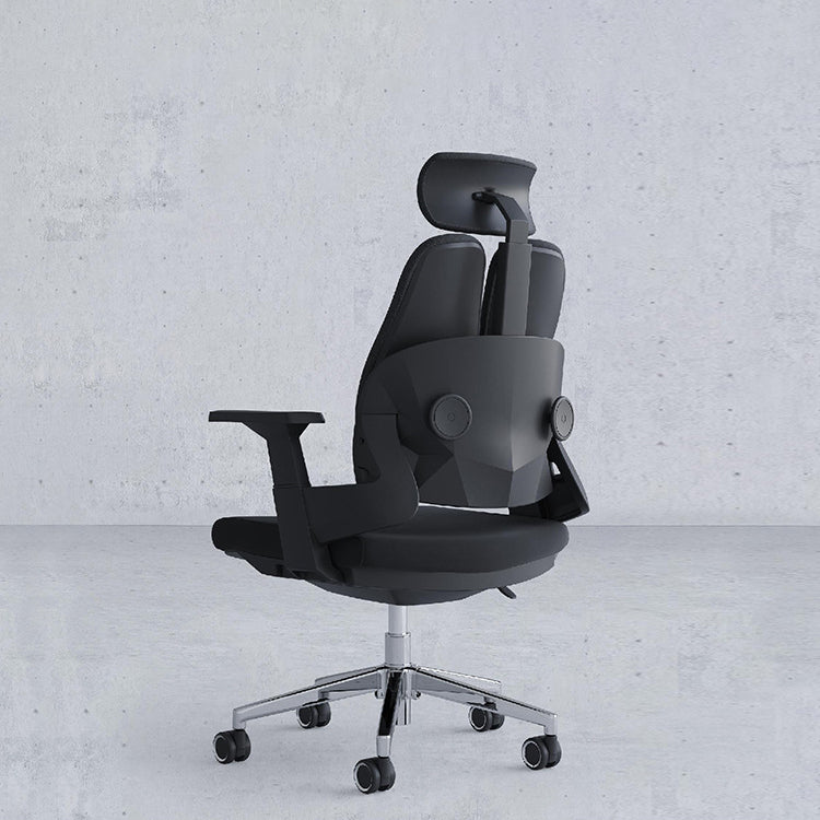 Modern Office Chair with Wheels High-Back Adjustable Arms Mesh Desk Chair Clearhalo 'furn' 'furn_office_chair' 'Furniture' 'Office Chairs' 'Office Furniture' 'office_chair' 5983842