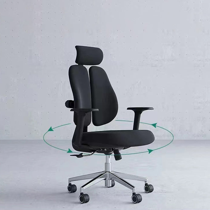Modern Office Chair with Wheels High-Back Adjustable Arms Mesh Desk Chair Clearhalo 'furn' 'furn_office_chair' 'Furniture' 'Office Chairs' 'Office Furniture' 'office_chair' 5983844