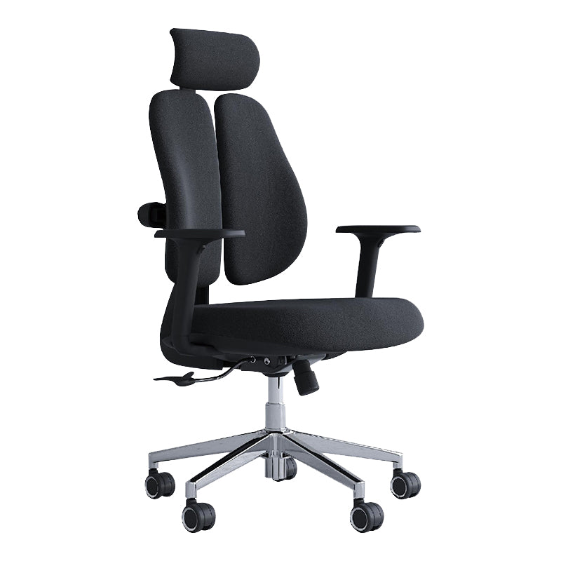 Modern Office Chair with Wheels High-Back Adjustable Arms Mesh Desk Chair Clearhalo 'furn' 'furn_office_chair' 'Furniture' 'Office Chairs' 'Office Furniture' 'office_chair' 5983845