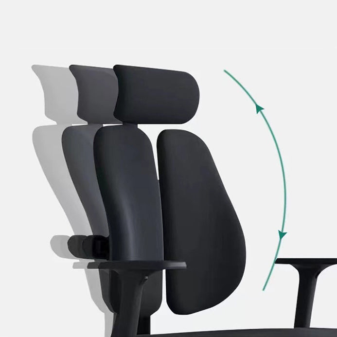 Modern Office Chair with Wheels High-Back Adjustable Arms Mesh Desk Chair Clearhalo 'furn' 'furn_office_chair' 'Furniture' 'Office Chairs' 'Office Furniture' 'office_chair' 5983853