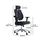 Modern Office Chair with Wheels High-Back Adjustable Arms Mesh Desk Chair Clearhalo 'furn' 'furn_office_chair' 'Furniture' 'Office Chairs' 'Office Furniture' 'office_chair' 5983868
