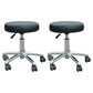 Modern Desk Chair with Wheels Leather Desk Chair in White/Black Black 2 Piece Set Clearhalo 'furn' 'furn_office_chair' 'Furniture' 'Office Chairs' 'Office Furniture' 'office_chair' 5983872
