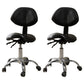 Modern Desk Chair with Wheels Leather Desk Chair in White/Black Matte Black 2 Piece Set Clearhalo 'furn' 'furn_office_chair' 'Furniture' 'Office Chairs' 'Office Furniture' 'office_chair' 5983881