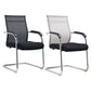 20" Wide Contemporary Desk Chair Black Fixed Arms Mid Back Office Chair