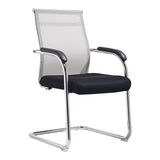 20 "幅の現代的な机の椅子黒い固定腕の中央のバックオフィスチェア