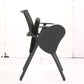 Contemporary Desk Chair Black Fixed Arms Low Back Office Chair Clearhalo 'furn' 'furn_office_chair' 'Furniture' 'Office Chairs' 'Office Furniture' 'office_chair' 5983991