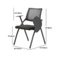 Contemporary Desk Chair Black Fixed Arms Low Back Office Chair Clearhalo 'furn' 'furn_office_chair' 'Furniture' 'Office Chairs' 'Office Furniture' 'office_chair' 5983993