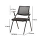 Contemporary Desk Chair Black Fixed Arms Low Back Office Chair Clearhalo 'furn' 'furn_office_chair' 'Furniture' 'Office Chairs' 'Office Furniture' 'office_chair' 5983994