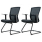 Modern Arms Included Chair Mid-Back Mesh Desk Chair in Black 2 Piece Set Clearhalo 'furn' 'furn_office_chair' 'Furniture' 'Office Chairs' 'Office Furniture' 'office_chair' 5984013