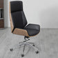 Armless Upholstered Office Chair Modern Slide High Back Management Chair Clearhalo 'furn' 'furn_office_chair' 'Furniture' 'Office Chairs' 'Office Furniture' 'office_chair' 5984041