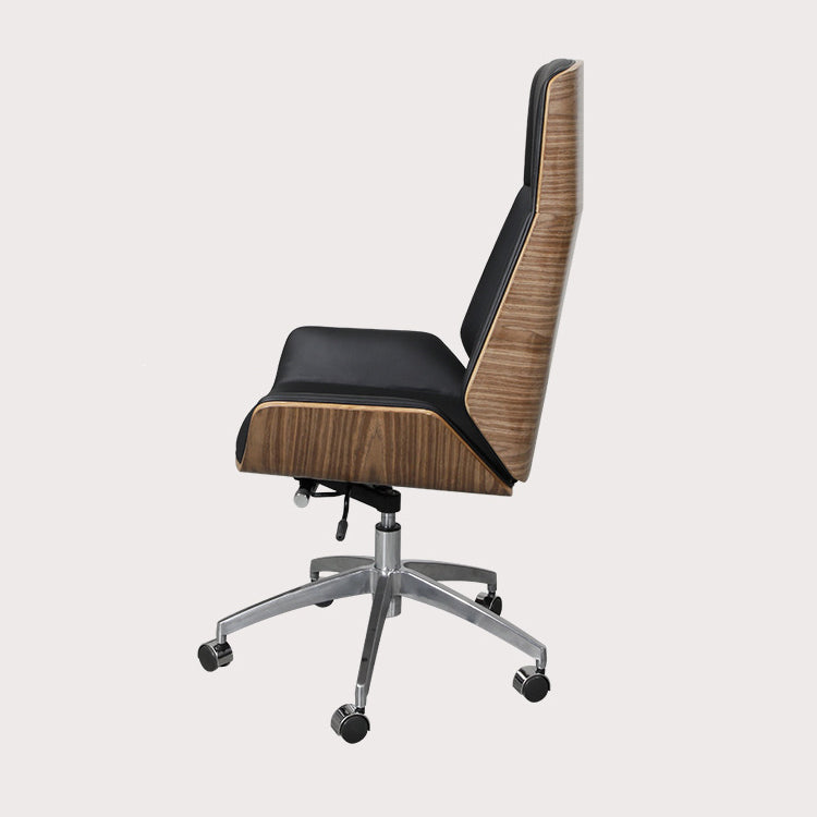 Armless Upholstered Office Chair Modern Slide High Back Management Chair Clearhalo 'furn' 'furn_office_chair' 'Furniture' 'Office Chairs' 'Office Furniture' 'office_chair' 5984045