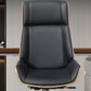 Armless Upholstered Office Chair Modern Slide High Back Management Chair Clearhalo 'furn' 'furn_office_chair' 'Furniture' 'Office Chairs' 'Office Furniture' 'office_chair' 5984047