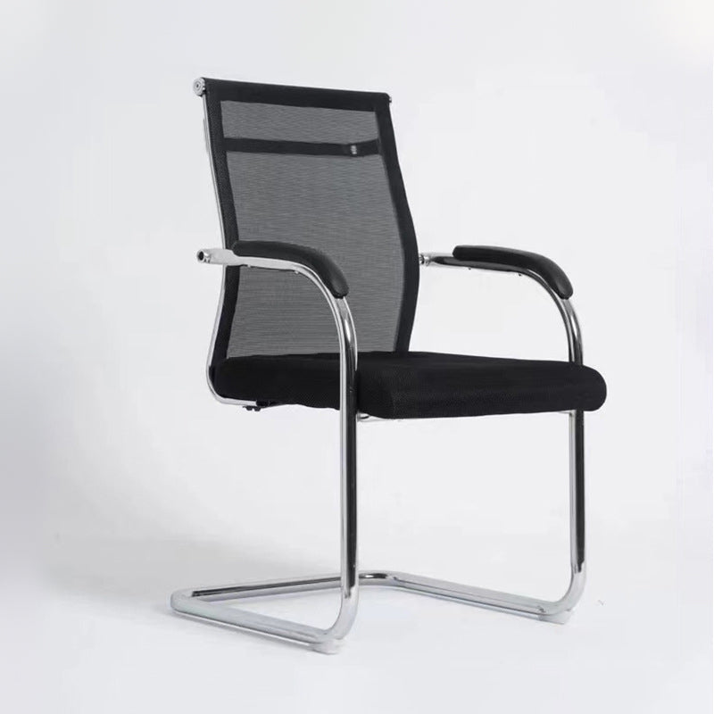 Contemporary Arm Chair Fixed Arms No Wheels Conference Chair Clearhalo 'furn' 'furn_office_chair' 'Furniture' 'Office Chairs' 'Office Furniture' 'office_chair' 5984057
