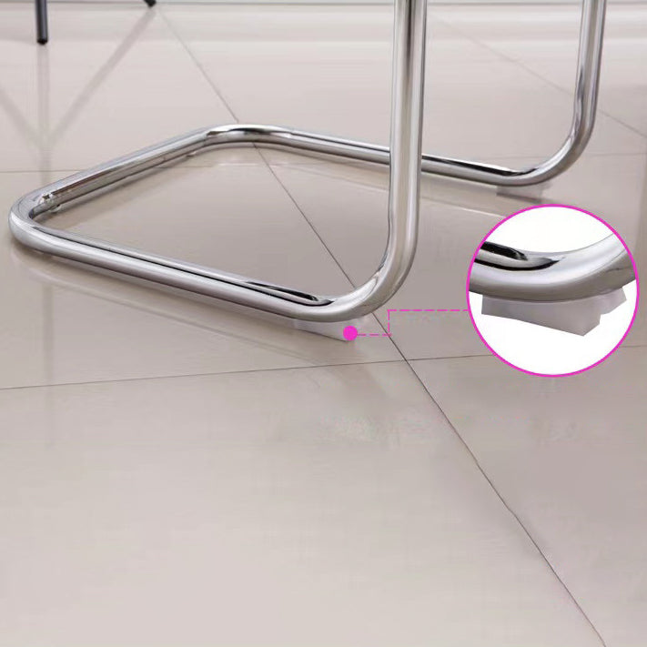 Chaise de bras contemporain à bras fixes sans roues chaise de conférence