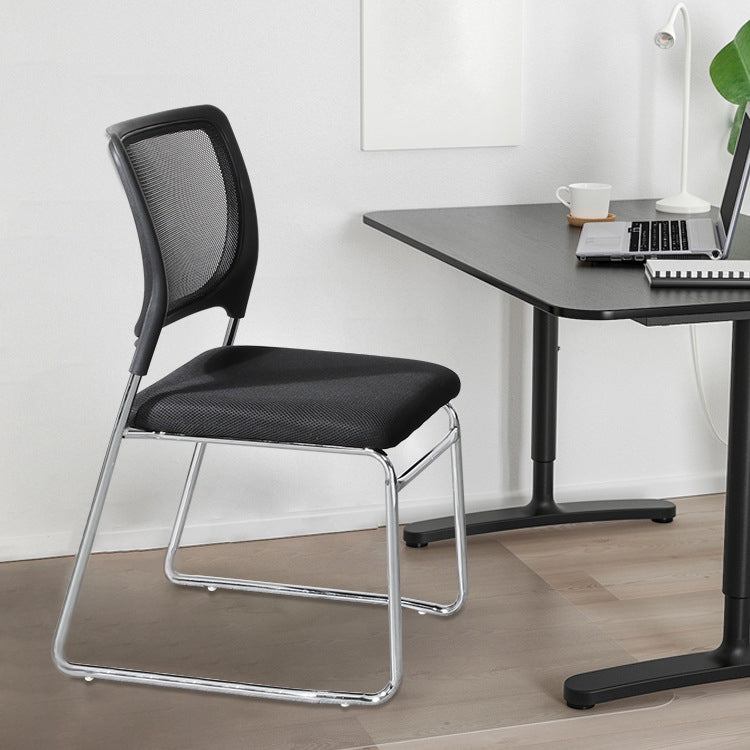 Mi dossier moderne de chaise de bureau de maille de Microfibre aucune chaise de bureau de roues