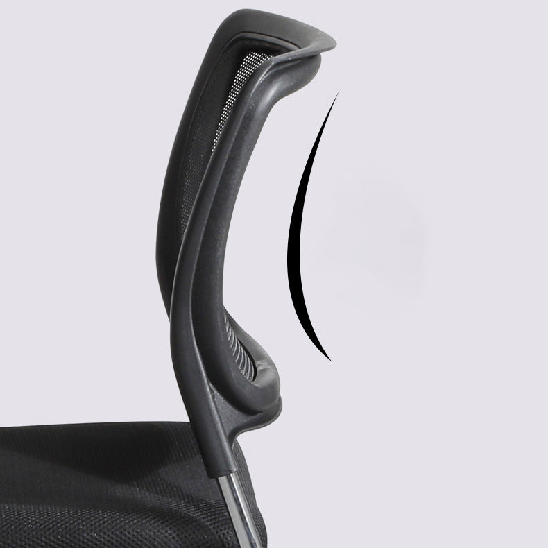 Mi dossier moderne de chaise de bureau de maille de Microfibre aucune chaise de bureau de roues