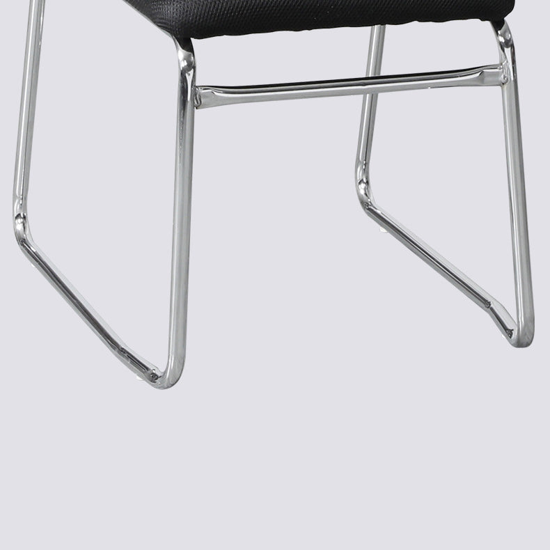 Mi dossier moderne de chaise de bureau de maille de Microfibre aucune chaise de bureau de roues