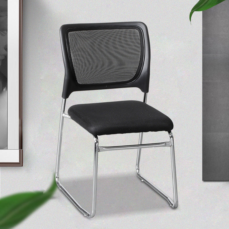 Mi dossier moderne de chaise de bureau de maille de Microfibre aucune chaise de bureau de roues