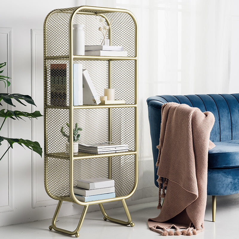 Shelves Included Bookcase Vertical Metal Bookshelf Closed Back Clearhalo 'Bookcases' 'furn' 'furn_bookcases' 'Furniture' 'Office Furniture' 5984106