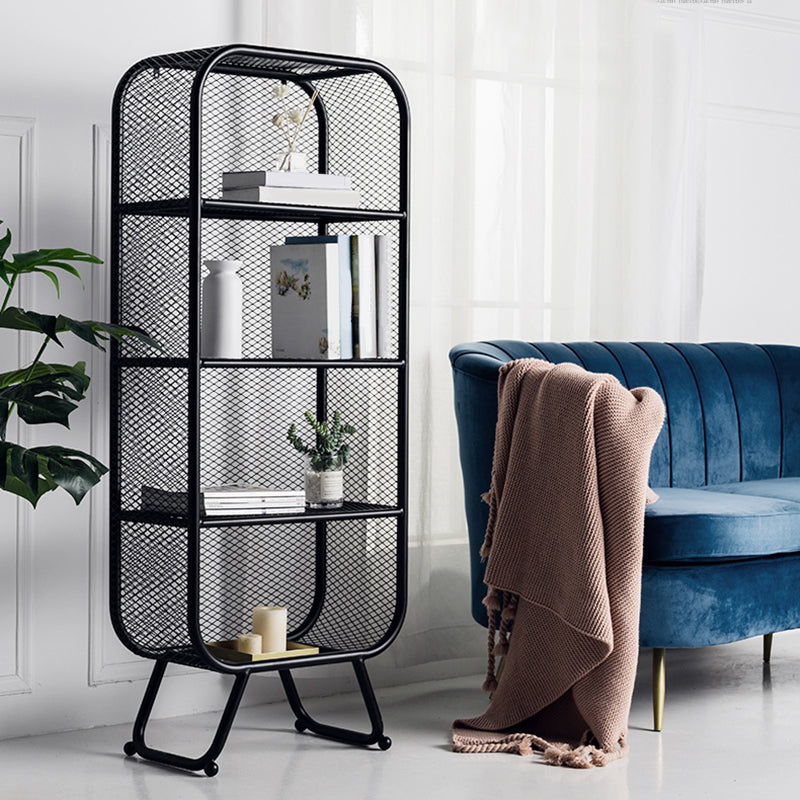 Shelves Included Bookcase Vertical Metal Bookshelf Closed Back Clearhalo 'Bookcases' 'furn' 'furn_bookcases' 'Furniture' 'Office Furniture' 5984117