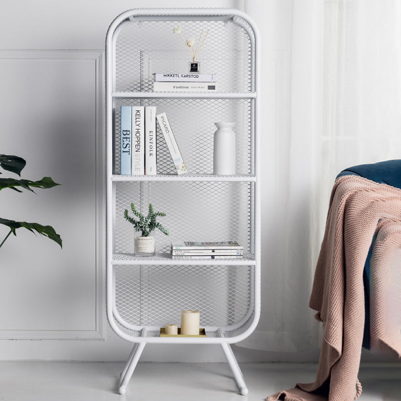 Shelves Included Bookcase Vertical Metal Bookshelf Closed Back Clearhalo 'Bookcases' 'furn' 'furn_bookcases' 'Furniture' 'Office Furniture' 5984119