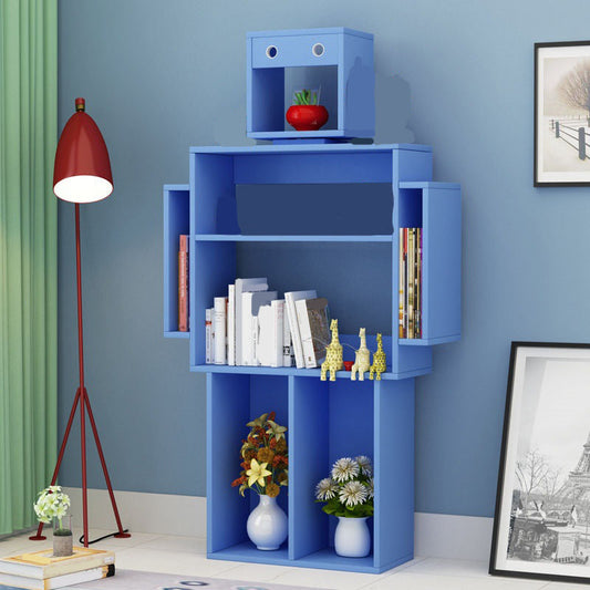 Libreria in legno ingegnerizzato libreria aperta contemporanea 6 ripiani