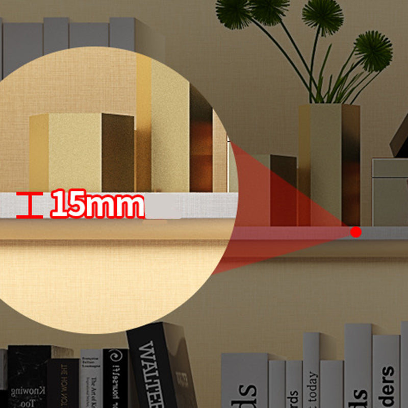 Glam Standard Book Shelf Engineered Wood Bookcase with Doors