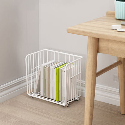 コンテンポラリーメタルシェルフの本棚は、垂直の本棚を閉じました