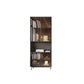 Glam Standard Bookcase Engineered Wood Book Shelf with Cabinets