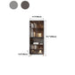 Glam Standard Bookcase Engineered Wood Book Shelf with Cabinets
